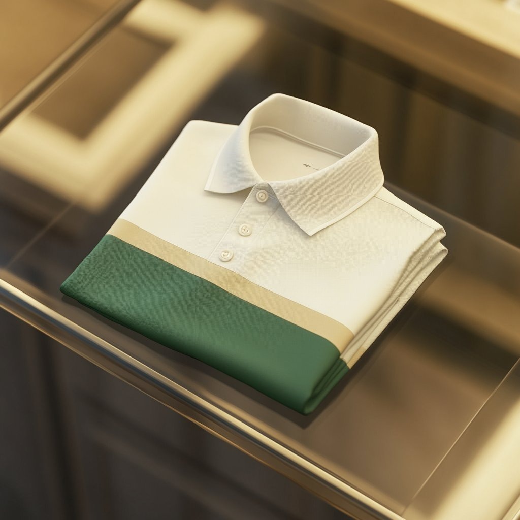 Men's Business Casual Button Short Sleeve Polo Shirt