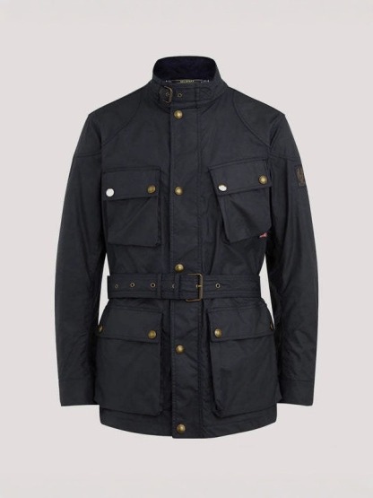 Men's Retro Button Zipper Work Jacket