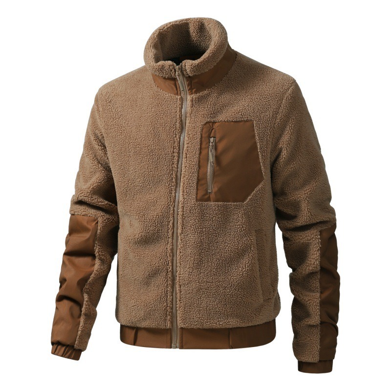 [Copy]Men's Outdoor Plush Warm Pocket Jacket