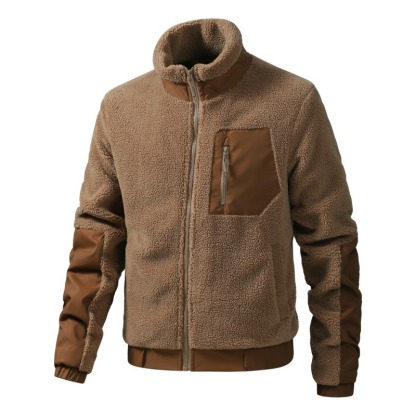 [Copy]Men's Outdoor Plush Warm Pocket Jacket