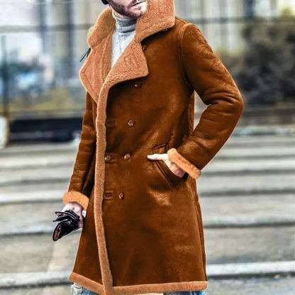 Men's Suede Fur Integrated Thickened Jacket