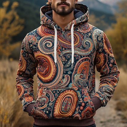 Daily Leisure Printed Hoodie