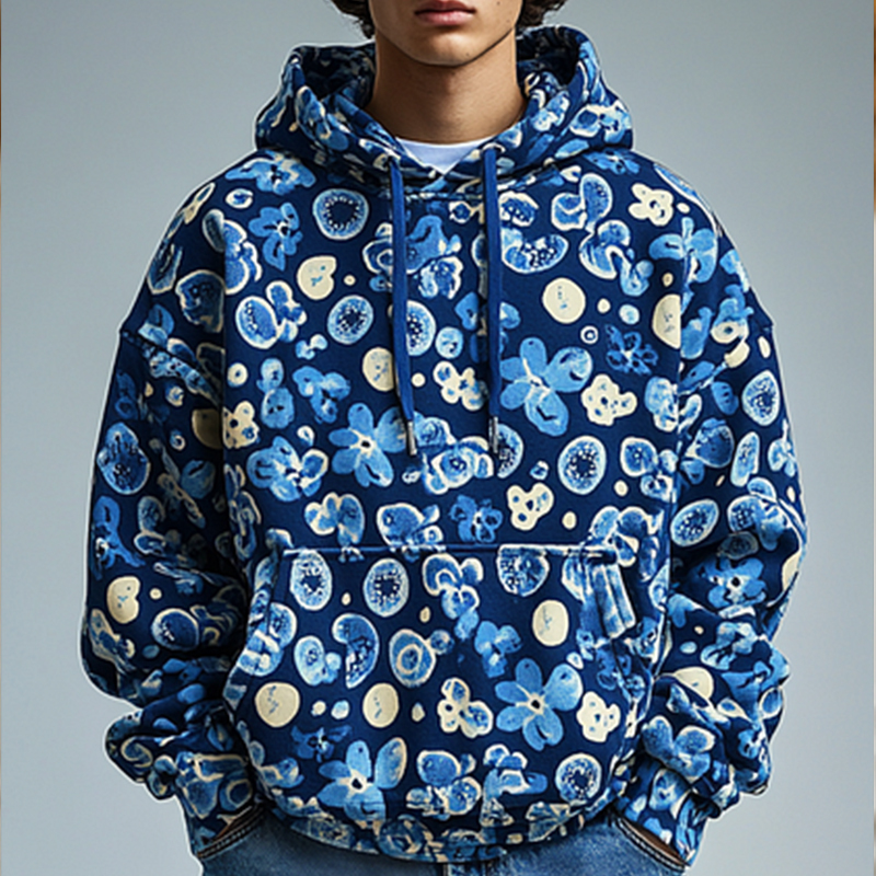 Daily Leisure Printed Hoodie