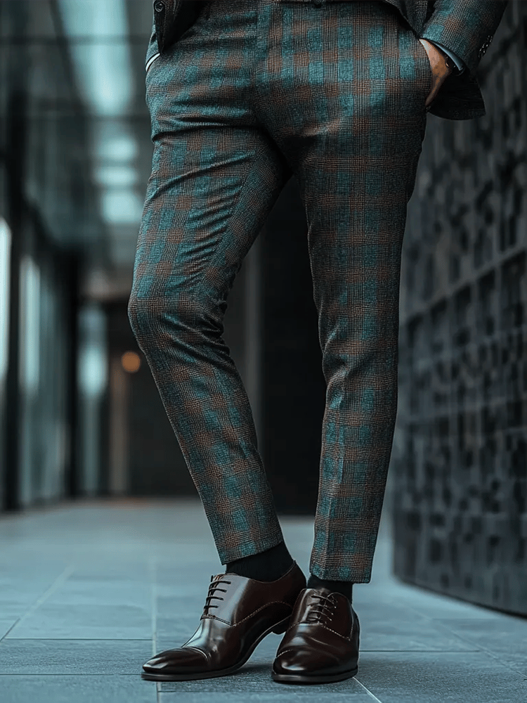 Men's Casual Luxury Suit Trousers