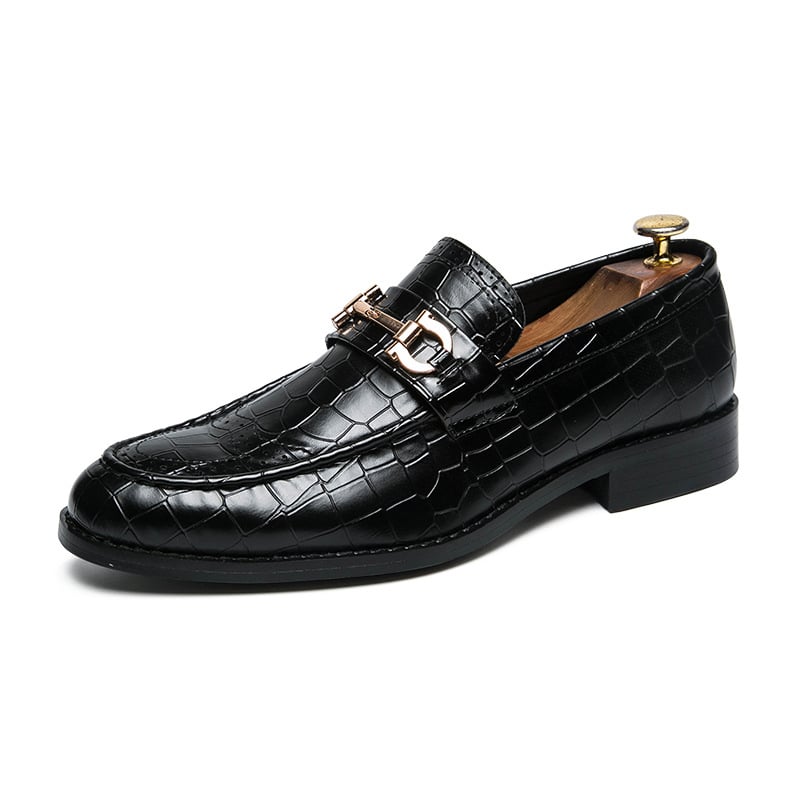 Men'S Business Casual Exotic Skin Shoes