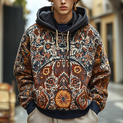 Daily Leisure Printed Hoodie