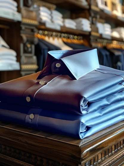 Men's Luxury Romantic Contrast Color Print Long Sleeve Shirt