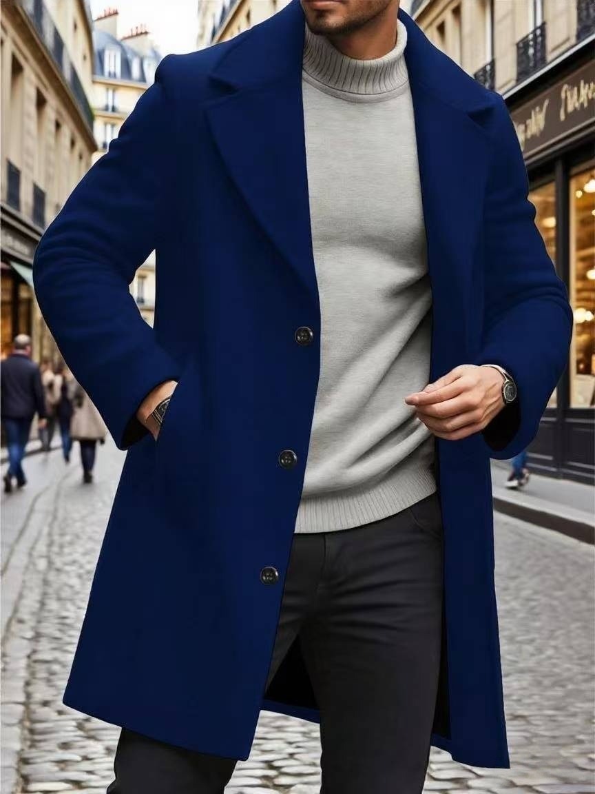 2025 Hot Selling Slim-Fit Collared Coat