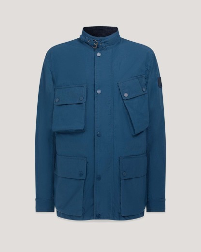 Men's Retro Button Zipper Work Jacket