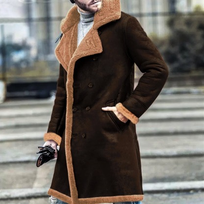 Men's Suede Fur Integrated Thickened Jacket