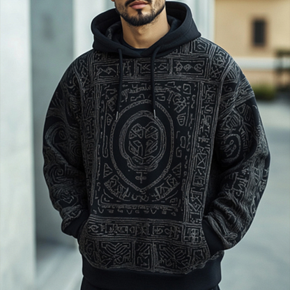 Daily Leisure Printed Hoodie
