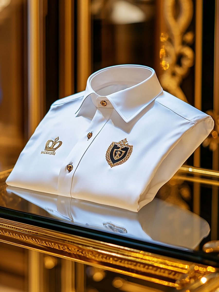 Men's Satin Luxury Business Long Sleeve Shirt