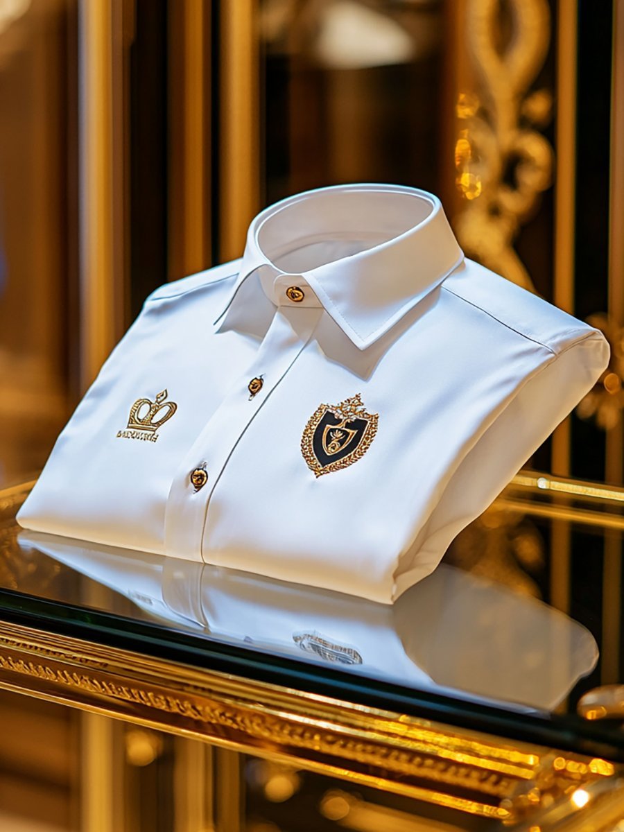 Men's Satin Luxury Business Long Sleeve Shirt