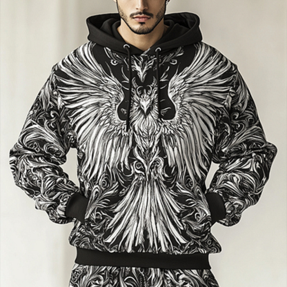 Daily Leisure Printed Hoodie