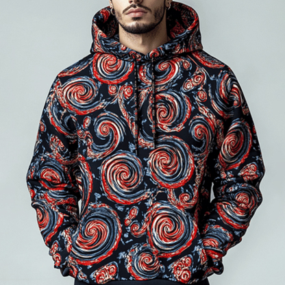 Daily Leisure Printed Hoodie