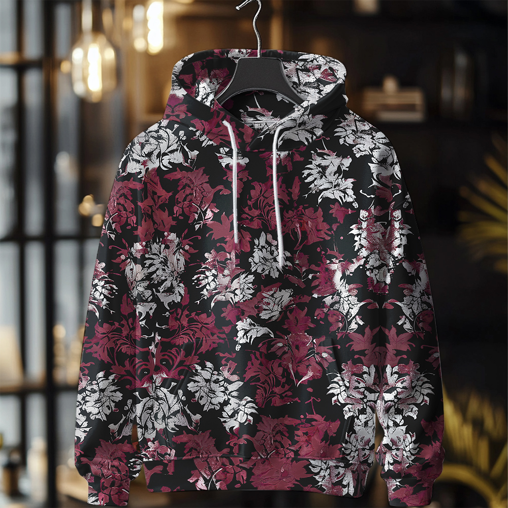 Fall/Winter Casual Warm Fashion Print Hoodies For Men