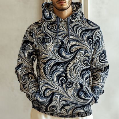 Daily Leisure Printed Hoodie