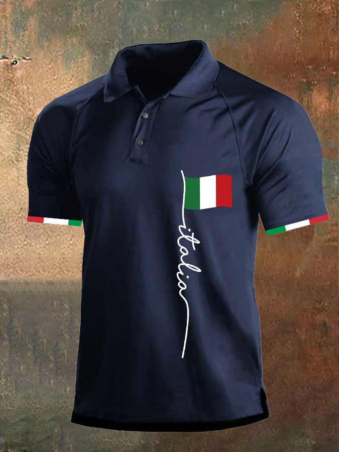 Men's Italian casual POLO shirt