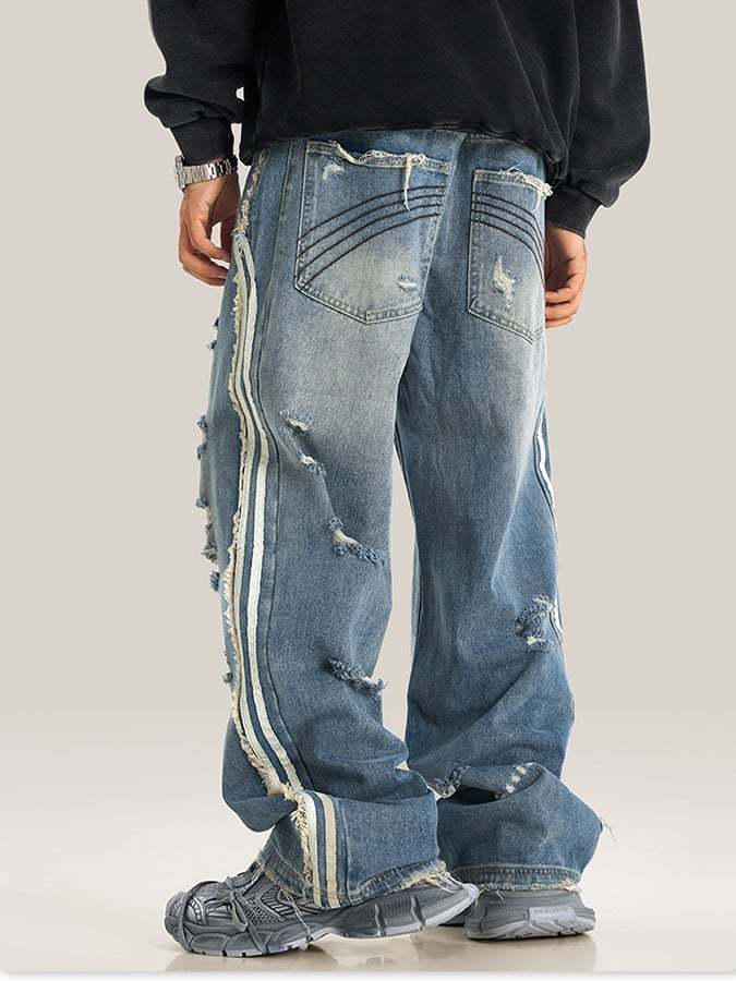Men's Stylish Casual Ripped Jeans