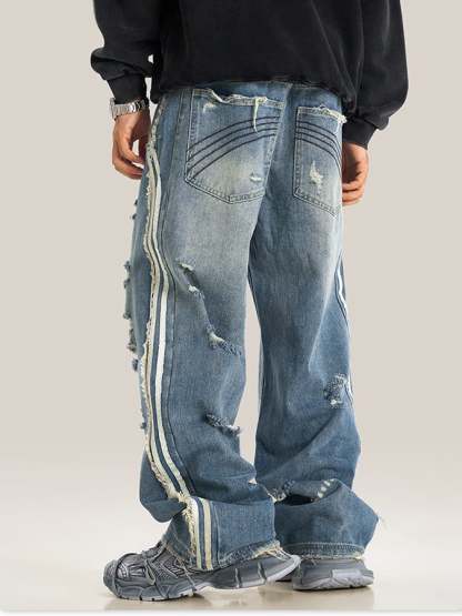 Men's Stylish Casual Ripped Jeans