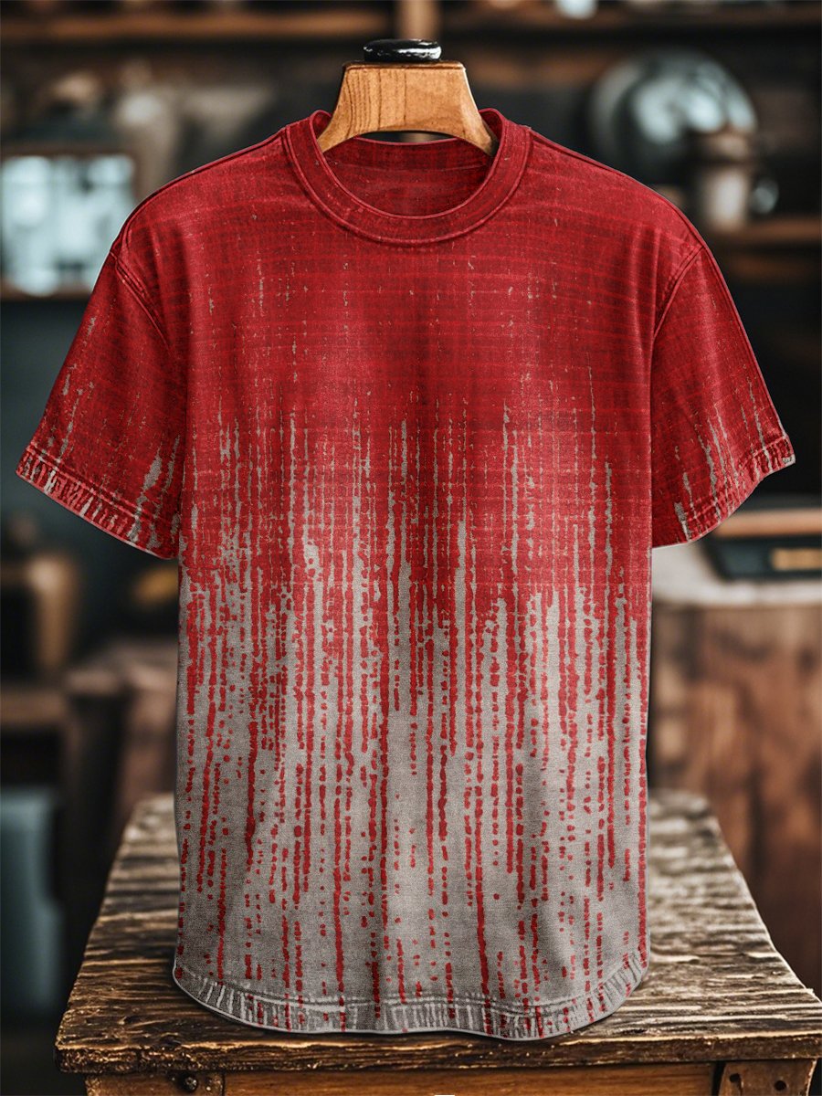 Men's Retro Casual Short Sleeve T-Shirt