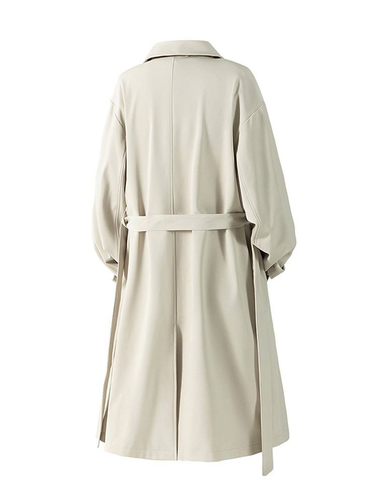 2025 Men's Autumn New American Style Mid-Length Trench Coat