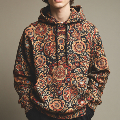 Daily Leisure Printed Hoodie