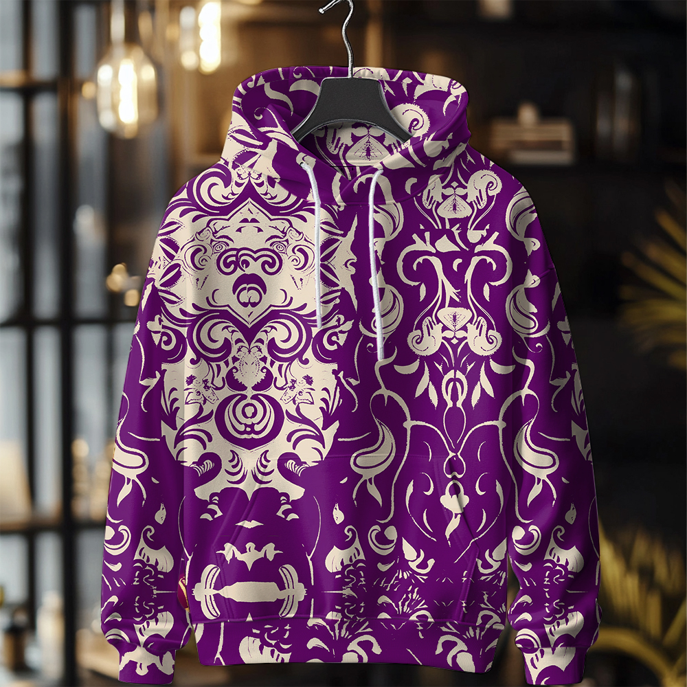 Fall/Winter Casual Warm Fashion Print Hoodies For Men