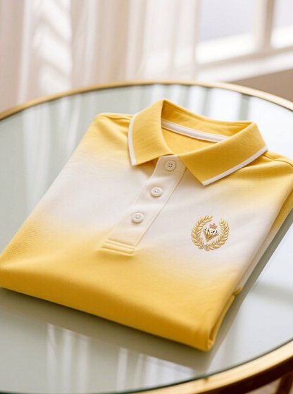 Men's Business Casual Button Short Sleeve Polo Shirt