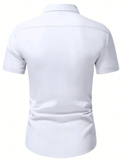Men's Business Casual Short Sleeve Shirt