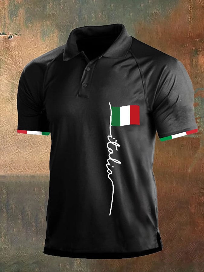 Men's Italian casual POLO shirt
