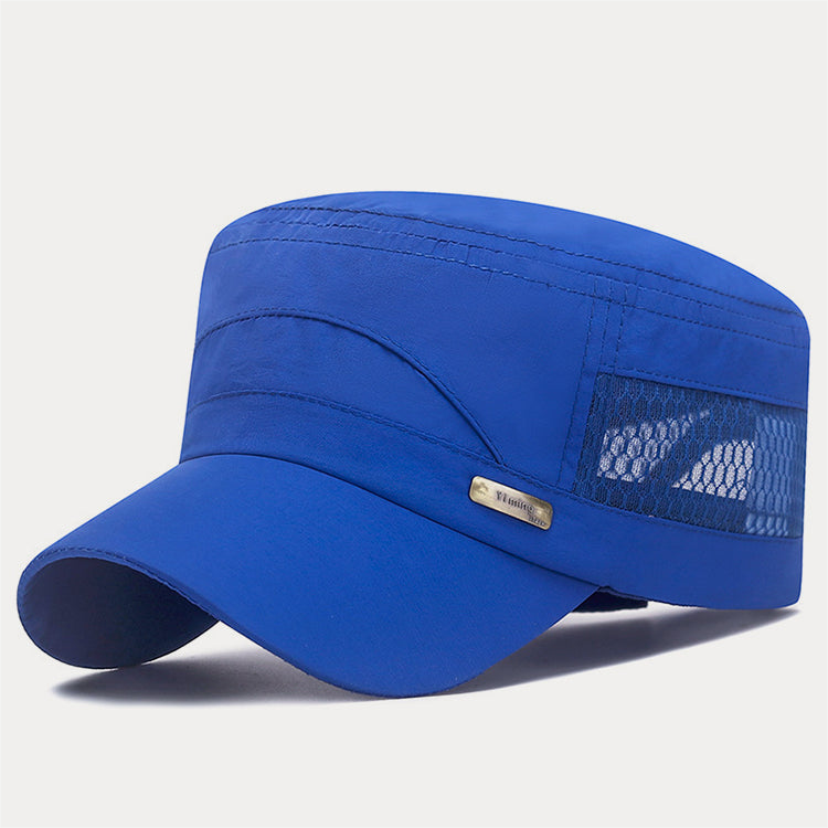 Men's Casual Solid Hollow Out Patrol Cap