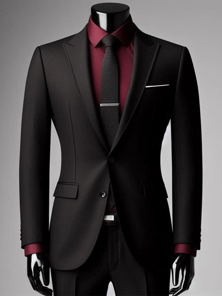 Men's Luxury Business Solid Color Blazers
