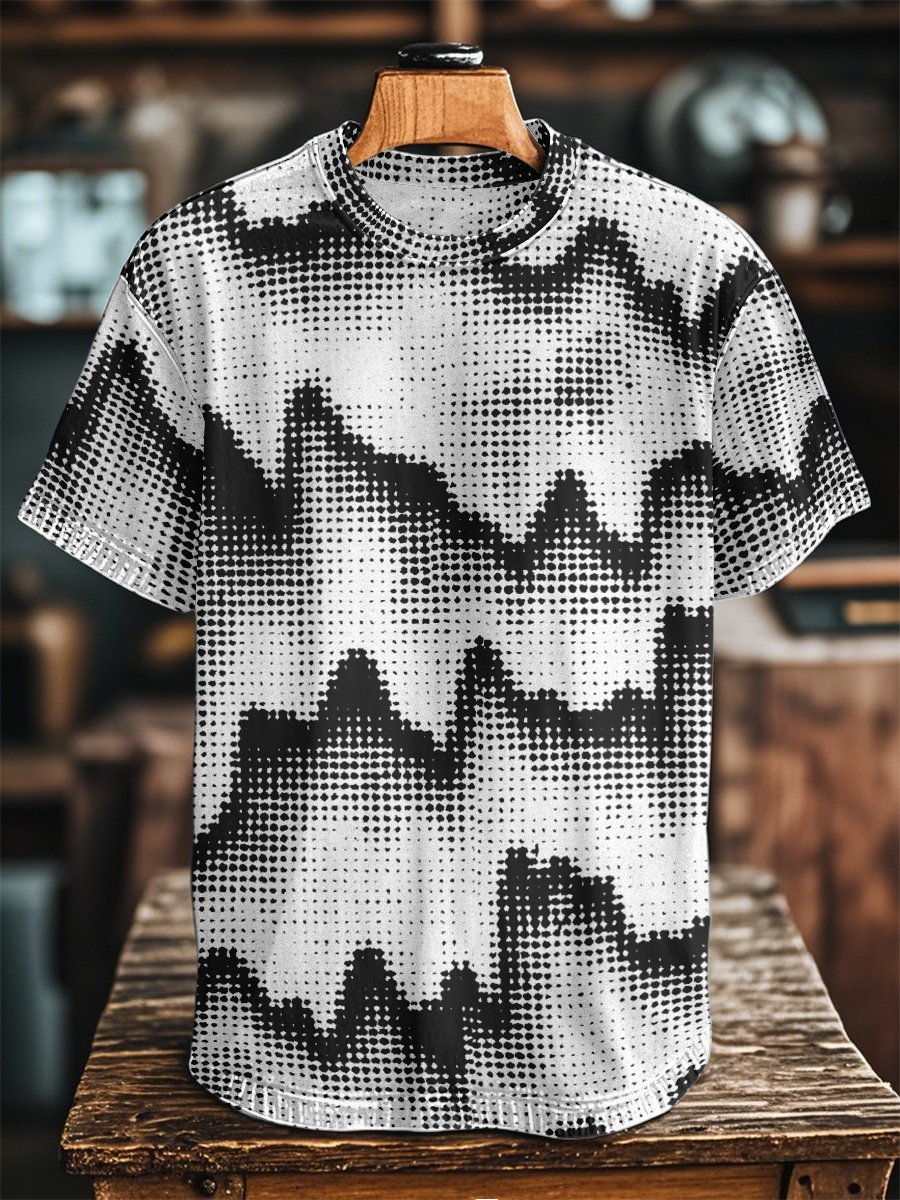 Men's Retro Casual Short Sleeve T-Shirt