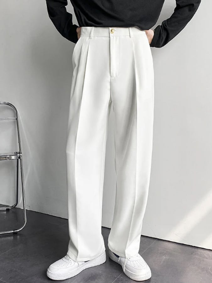 Men's Casual High Waisted Pants