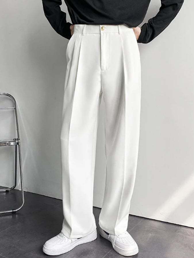 Men's Casual High Waisted Pants