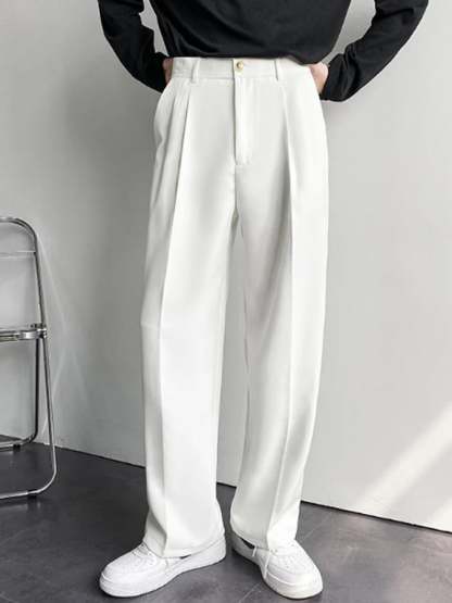 Men's Casual High Waisted Pants