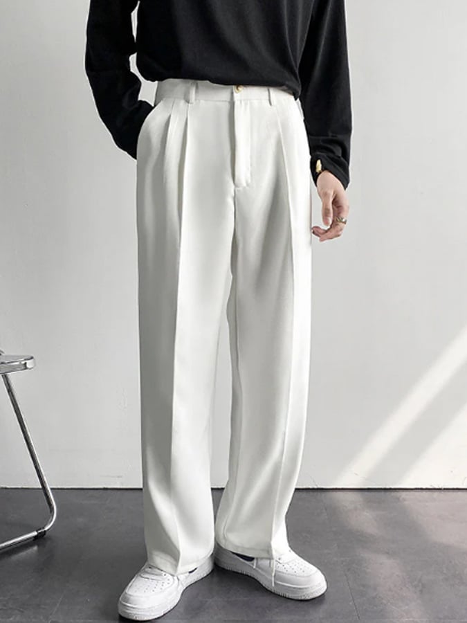 Men's Casual High Waisted Pants