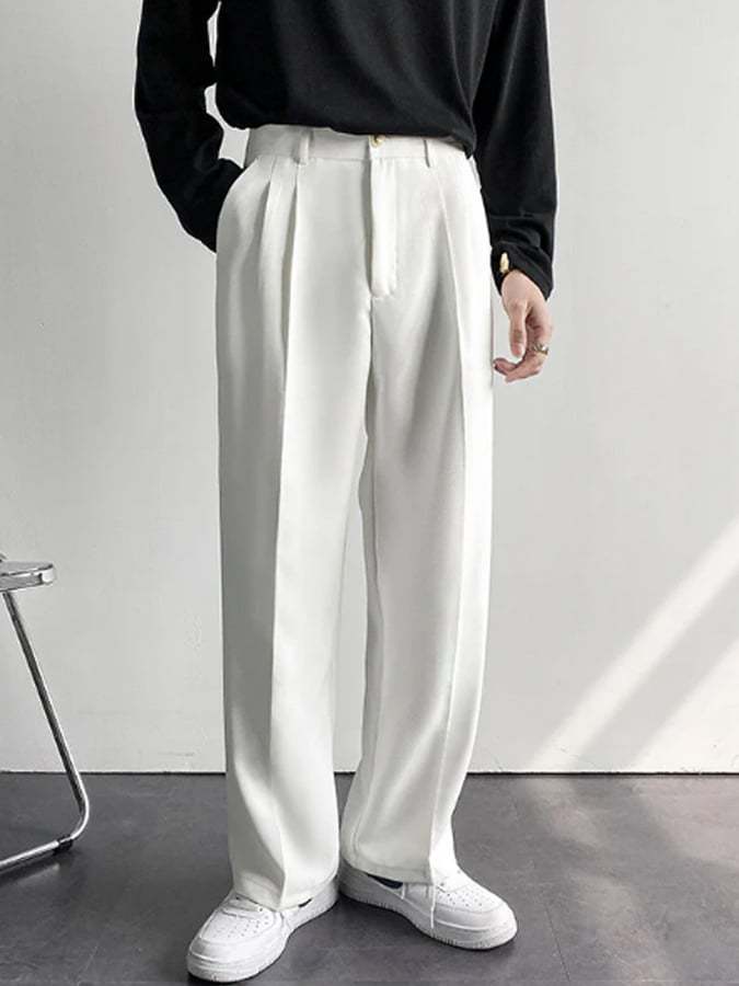 Men's Casual High Waisted Pants