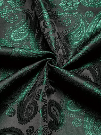 Men's Silk Business Luxury Design Printed Long Sleeve Shirt