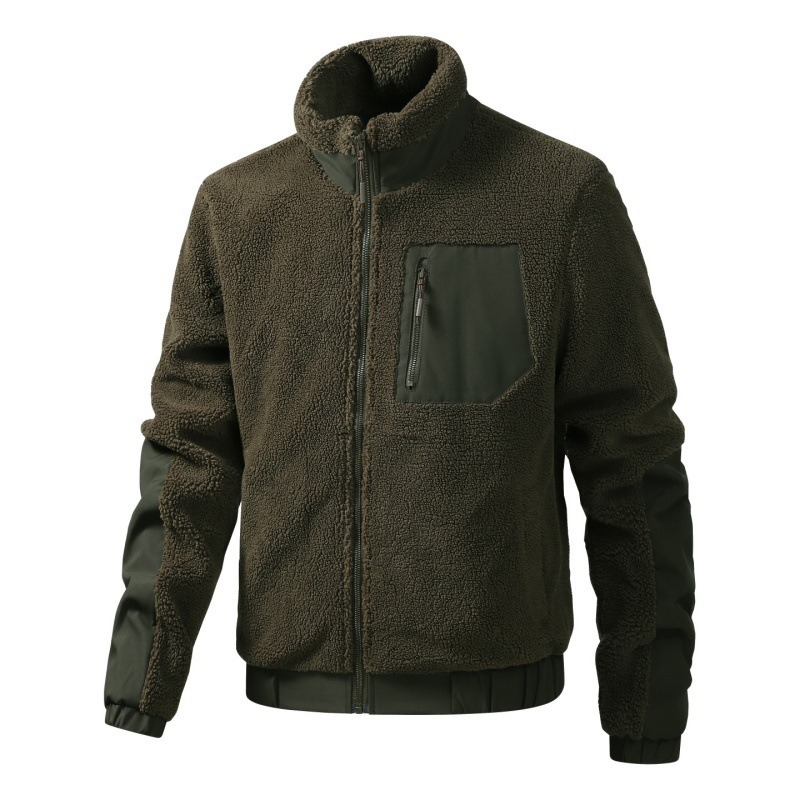 [Copy]Men's Outdoor Plush Warm Pocket Jacket