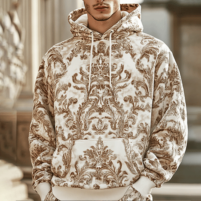 Daily Leisure Printed Hoodie