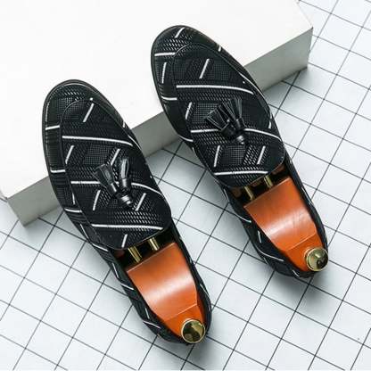 Men'S Fashion All-Match Ethnic Style Casual Leather Shoes