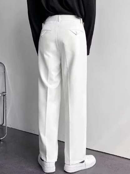 Men's Casual High Waisted Pants