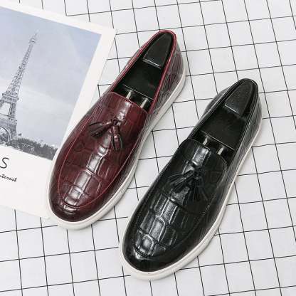 Retro Business Casual Tassel Leather Shoes
