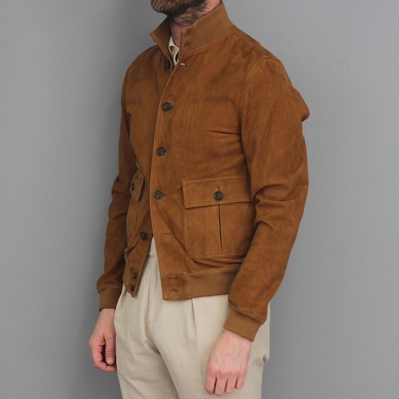 Men's slim-fit solid color fashion jacket