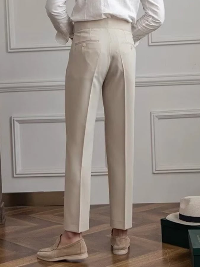 Men's Casual High Waisted Pants