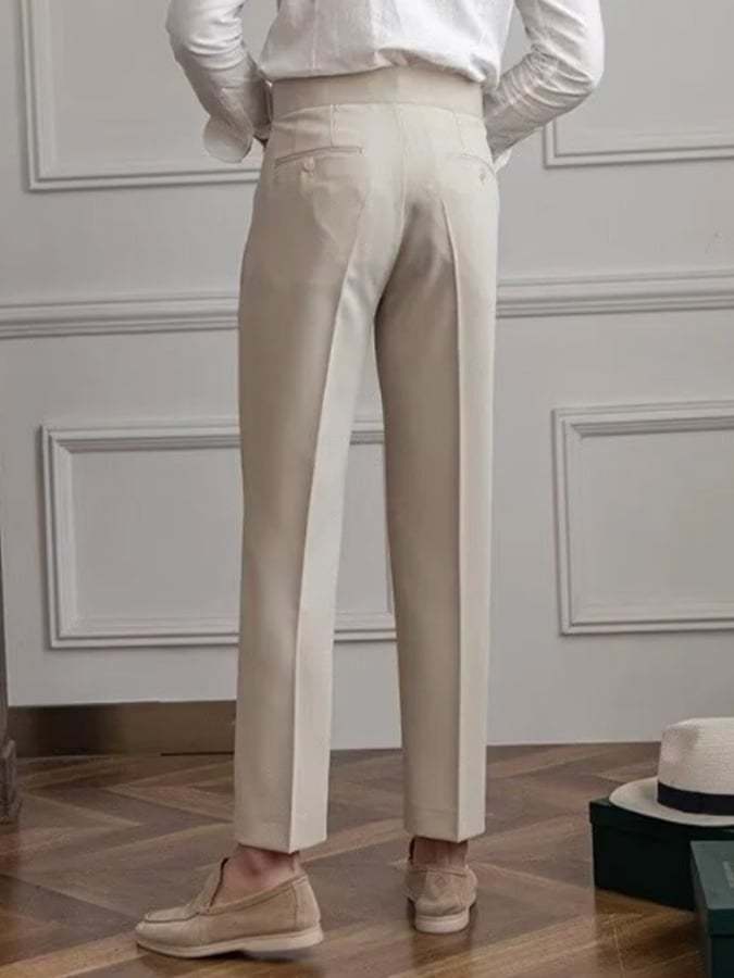 Men's Casual High Waisted Pants