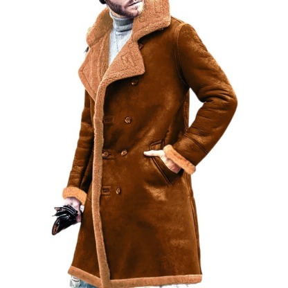 Men's Suede Fur Integrated Thickened Jacket