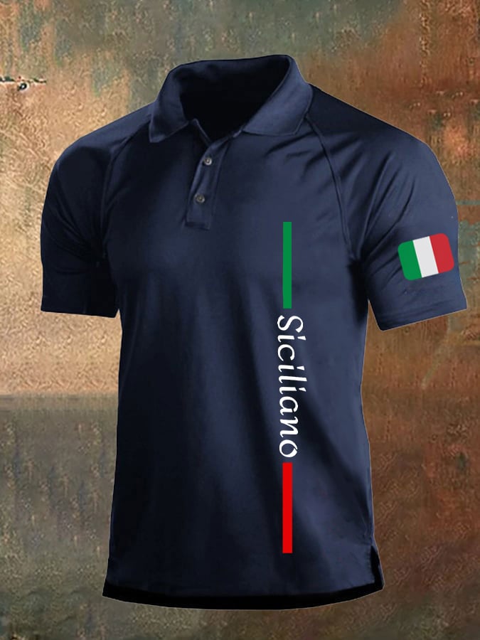 Men's Italian casual POLO shirt